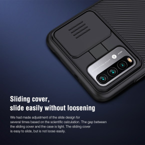 Луксозен твърд гръб със силиконова рамка Nillkin Cam Shield Pro за Xiaomi Redmi 9T черен 